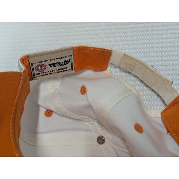 Tennessee Vols UT Volunteers White Orange Hat Cap TOW Adjustable - Picture 6 of 7